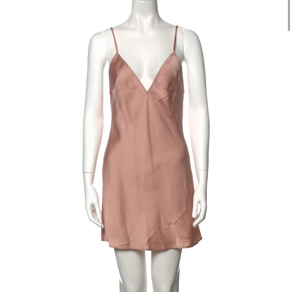 Acler Nude Blush Slip Dress Au 8 / Us 4